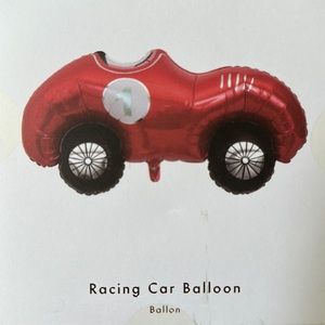 Racing car balloon